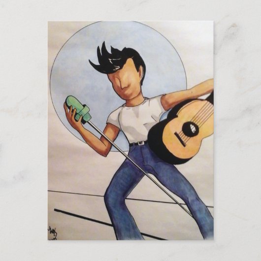 Blue Moon Briefkaart (Voorkant)