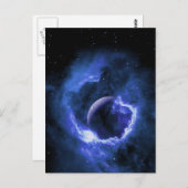 Blue Moon Briefkaart (Voorkant / Achterkant)