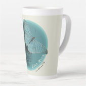 Blue Moon Butterfly Latte Mok (Rechterhoek)