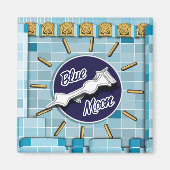 Blue Moon Clock Tower Magneet (Voorkant)