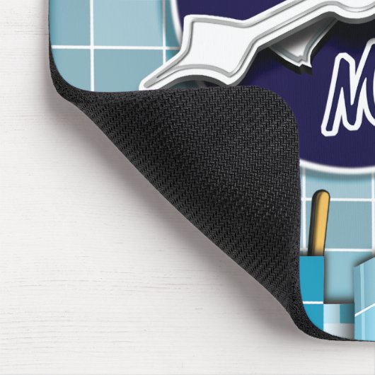 Blue Moon Clock Tower Muismat (Hoek)