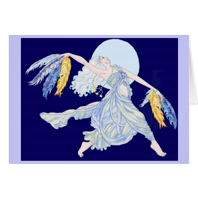 Blue Moon DAncer Card (Voorkant Horizontaal)