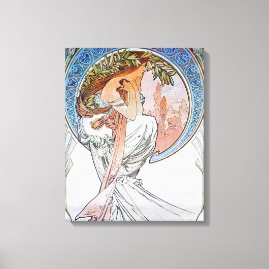 Blue Moon Goddess Canvas Afdruk (Voorkant)