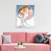 Blue Moon Goddess Canvas Afdruk (Insitu (Woonkamer))