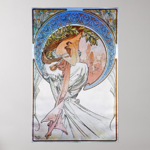 Blue Moon Goddess Poster