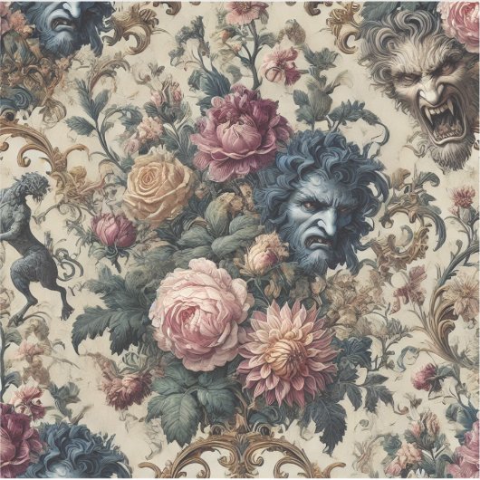 Blue Moon Grimoire – Gothic Victorian Sticker (Voorkant)