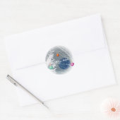 Blue Moon Kerst sticker (Envelop)