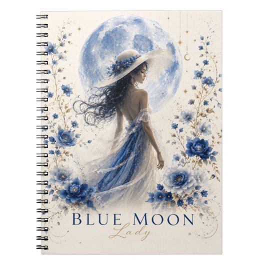 Blue Moon Lady Version légère Cahier de luxe (Devant)