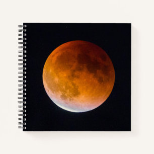 Blue Moon Lunar Eclipse Staat Washington Notitieboek