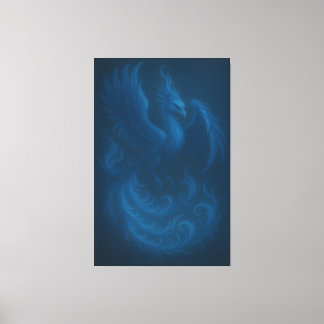 Blue Moon Phoenix · Fine Art Canvas Print