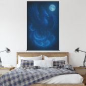 Blue Moon Phoenix · Impression sur toile d'art (Insitu(Chambre))