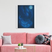 Blue Moon Phoenix · Impression sur toile d'art (Insitu(Salon))