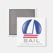 Blue Moon_Pontoon Racing_SAIL Sjabloon Magneet (Voorkant / Achterkant)