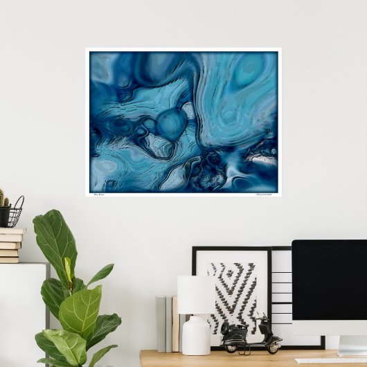 Blue Moon Poster (Thuiskantoor)