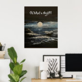 Blue Moon Poster (Thuiskantoor)