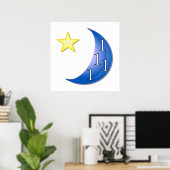Blue Moon  Poster (Thuiskantoor)