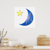 Blue Moon  Poster (Keuken)