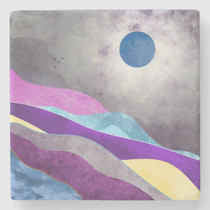 Blue Moon Stenen Onderzetter