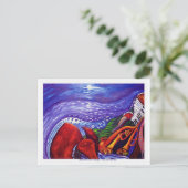 Blue Moon sur Chicago POST CARTE (Debout devant)