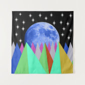 Blue Moon Tapestry Wandkleed (Voorkant)