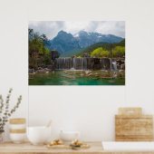 Blue Moon Valley | Jade Dragon Snow Mountain Poster (Keuken)