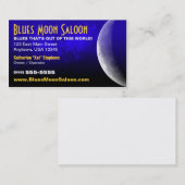 Blue Moon Visitekaartje (Voorkant / Achterkant)