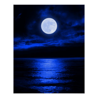 Blue Moonlight Sonata Poster Perfect Poster