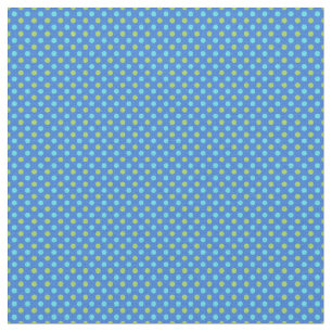 Blue Moons Turquoise Bleu Vert tissu Pois