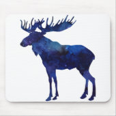 Blue Moose Silhouette Muismat (Voorkant)