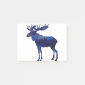 Blue Moose Silhouette Post-it® Notes (Voorkant)