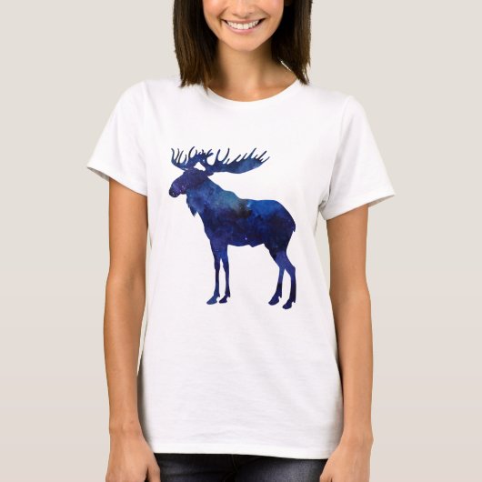 Blue Moose Silhouette T-shirt (Voorkant)