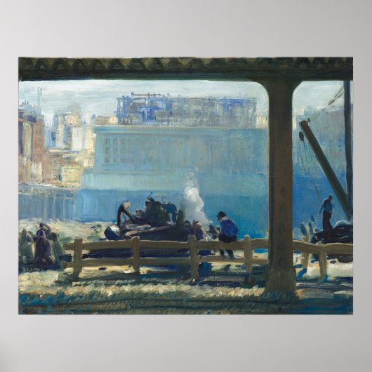 Blue Morning - George Bellows Poster d'art (Devant)