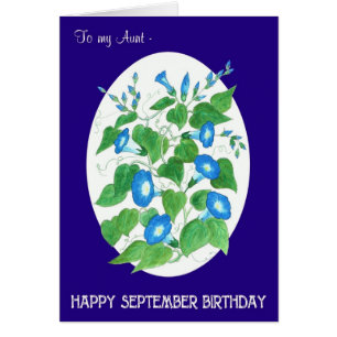 Blue Morning Gloire Septembre Anniversaire pour ta