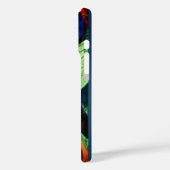 BLUE MORNING GLORIES FLORAL MONOGRAM Case-Mate iPhone CASE (Achterkant / Links)