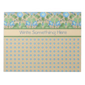 Blue Morning Glory, Bloc-notes Pois ou Jotter (Devant)