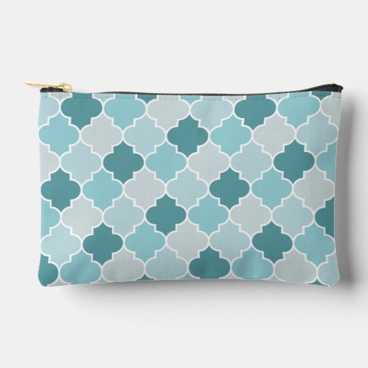 Blue Moroccan Trellis, Latticework, Quatrefoil Etui (Voorkant)