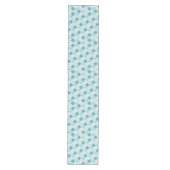 Blue Moroccan Trellis, Latticework, Quatrefoil Medium Tafelloper (Voorkant)