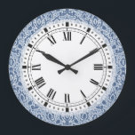 Blue Morocco Elegant Casbah<br><div class="desc">Elegant damask est en train de faire des Moroccan Blue and White.</div>