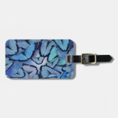 Blue Morpho Butterflies Bagagelabel (Voorkant horizontaal)