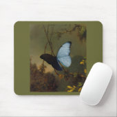 Blue Morpho Butterfly 1865 Spring Personalize Art Muismat (Met muis)