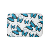 Blue Morpho Butterfly Badmat (Voorkant)