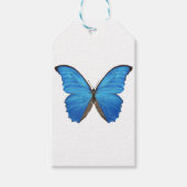 Blue Morpho Butterfly Cadeaulabel (Voorkant)
