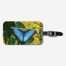 Blue Morpho Butterfly Floral Natuur Naam