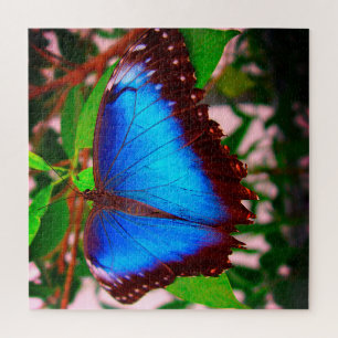 Blue Morpho Butterfly Puzzle Legpuzzel