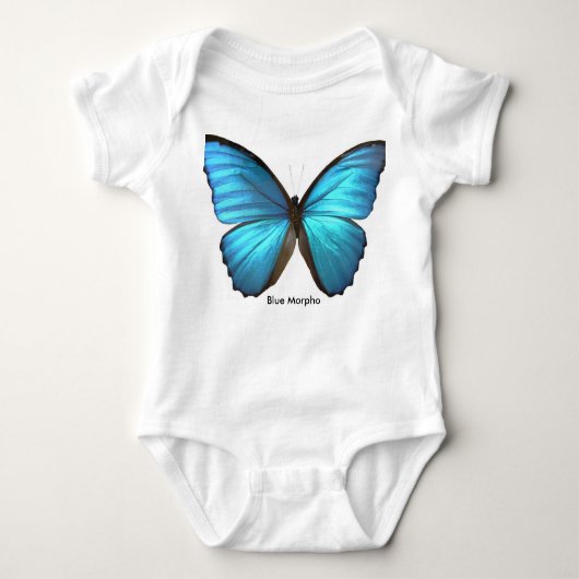 Blue Morpho Butterfly Romper (Voorkant)