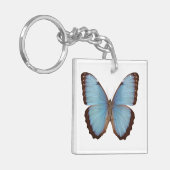 Blue Morpho Butterfly Sleutelhanger (Voorkant Links)
