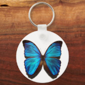 Blue Morpho Butterfly Sleutelhanger (Voorkant)