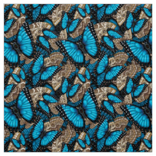 Blue Morpho Butterfly Stof