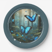 Blue Morpho Paper Bord (Voorkant)
