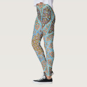 Blue Mosaic Tegel Paisley Leggings (Links)